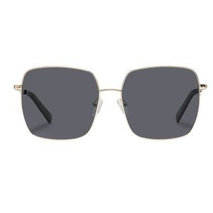 Le Specs The Cherished in Gold & Smoke Mono Polarized Sunglasses